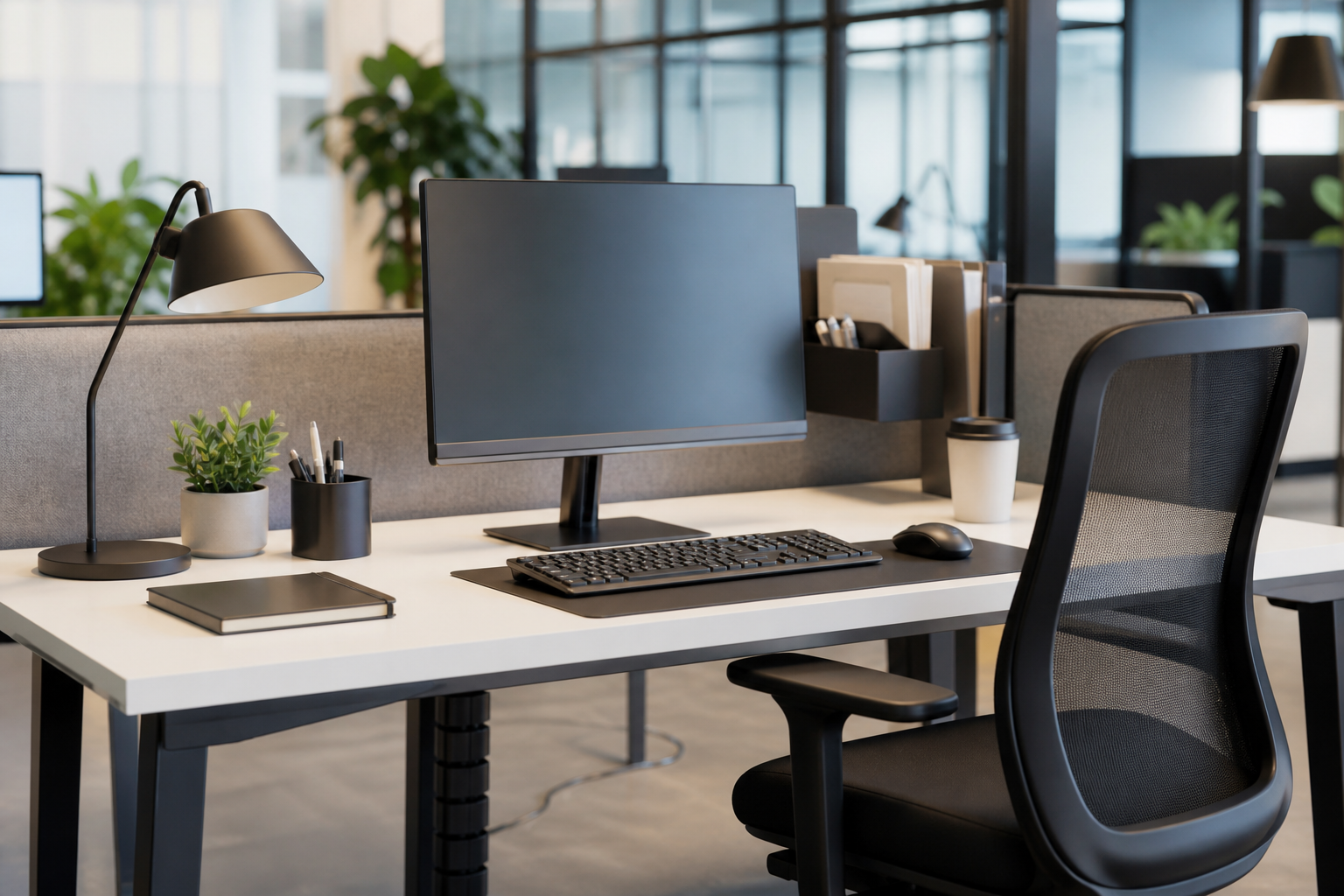 Core work desk setup